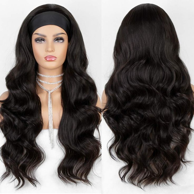 Heat resistant headband wave