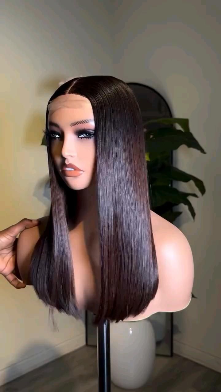 "16" Brazilian Hair Full Frontal Wig