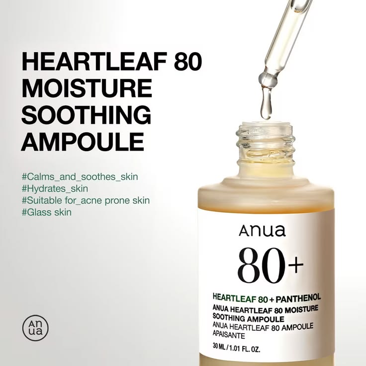 Anua Heartleaf 80 Moister Soothing Ampoul