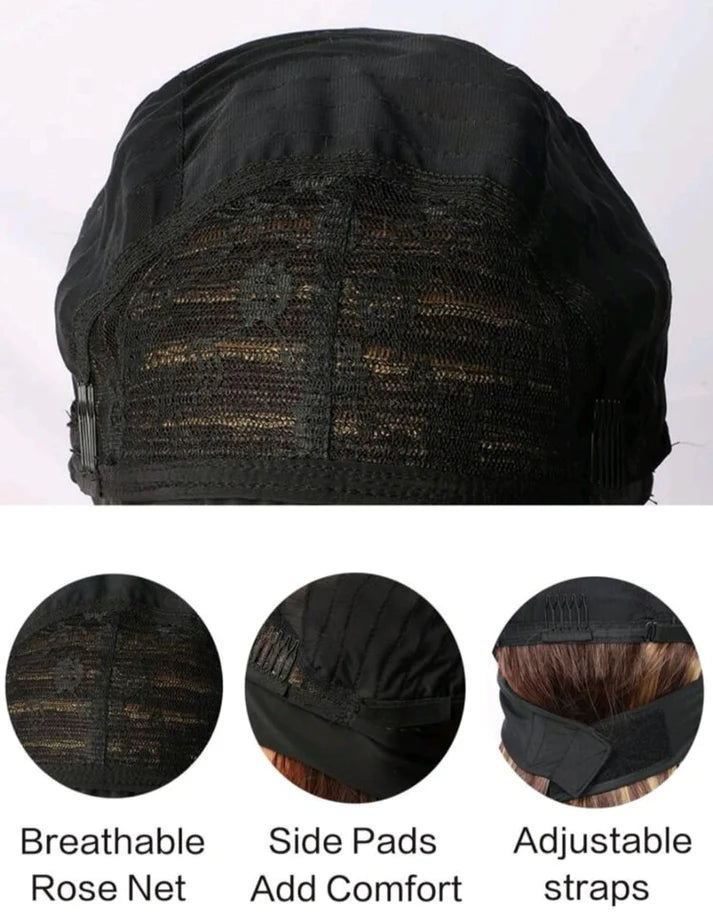 Ombré honey brown headband wig