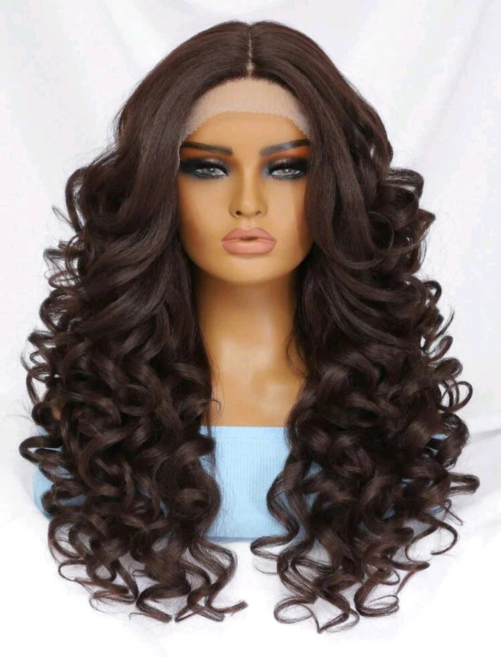 Curly Wig(human blend)