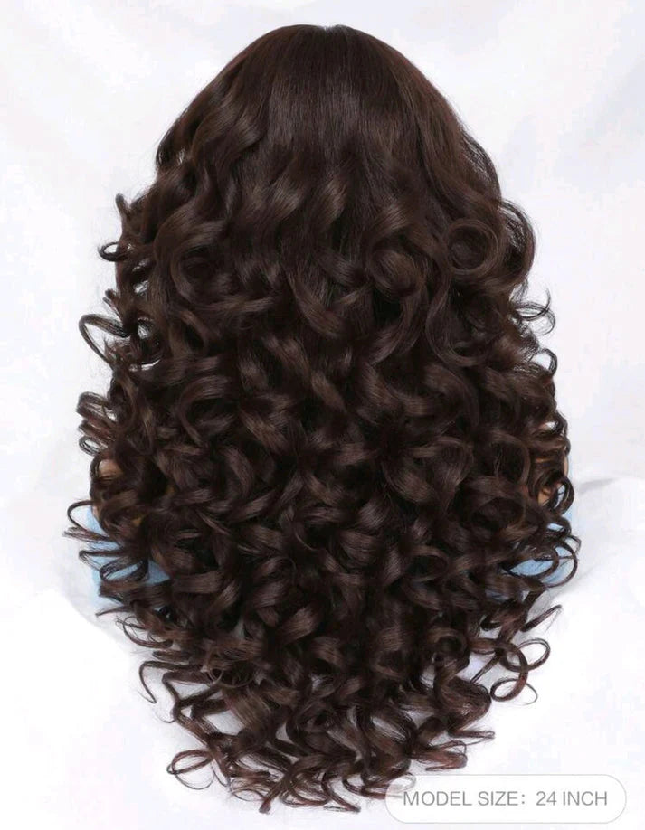 Curly Wig(human blend)
