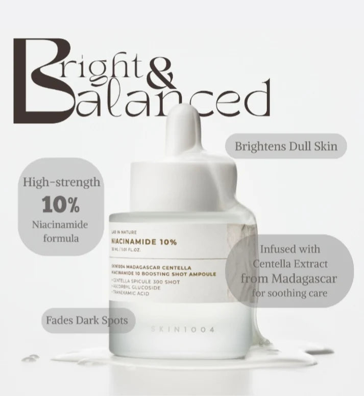 SKIN1004 Niacinamide 10 Boosting Shot -High-Power Brightening Ampoule Serum